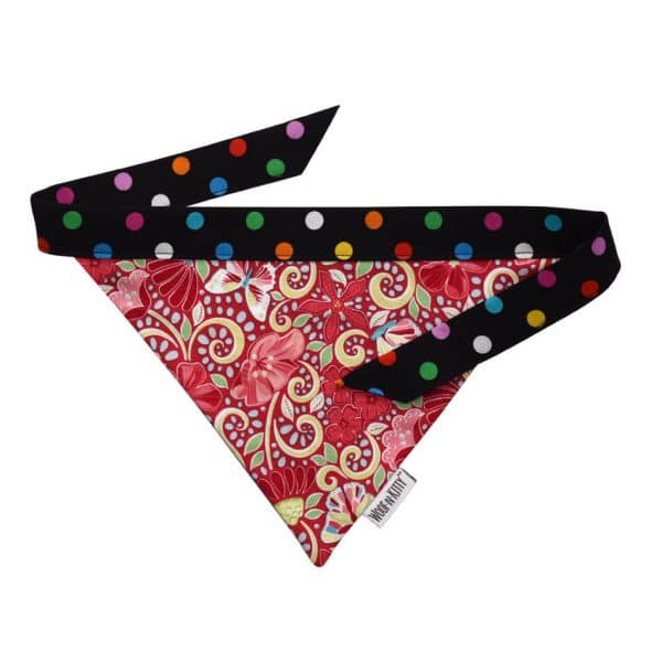 Azalea Reversible Dog Bandana