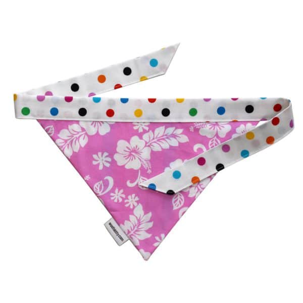 Cotton Candy Reversible Dog Bandana