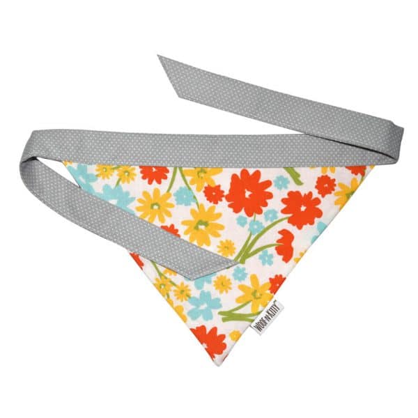 Flower Power Reversible Dog Bandana