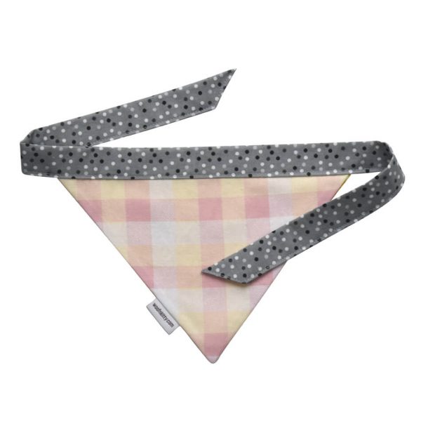 Spring Plaid Reversible Dog Bandana