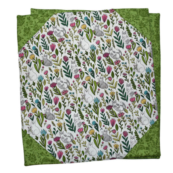 Spring Garden Cat Throw